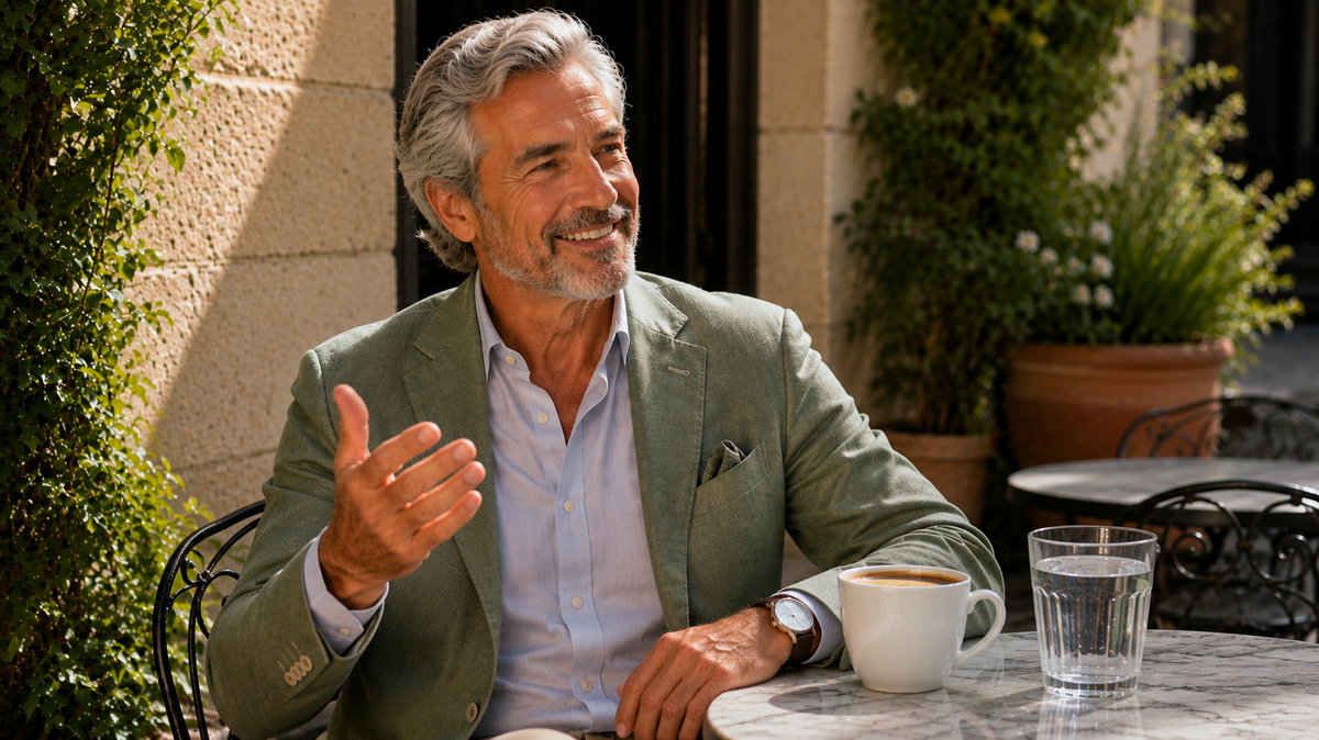 Best color combinations for men over 50 that actually suit silver hair