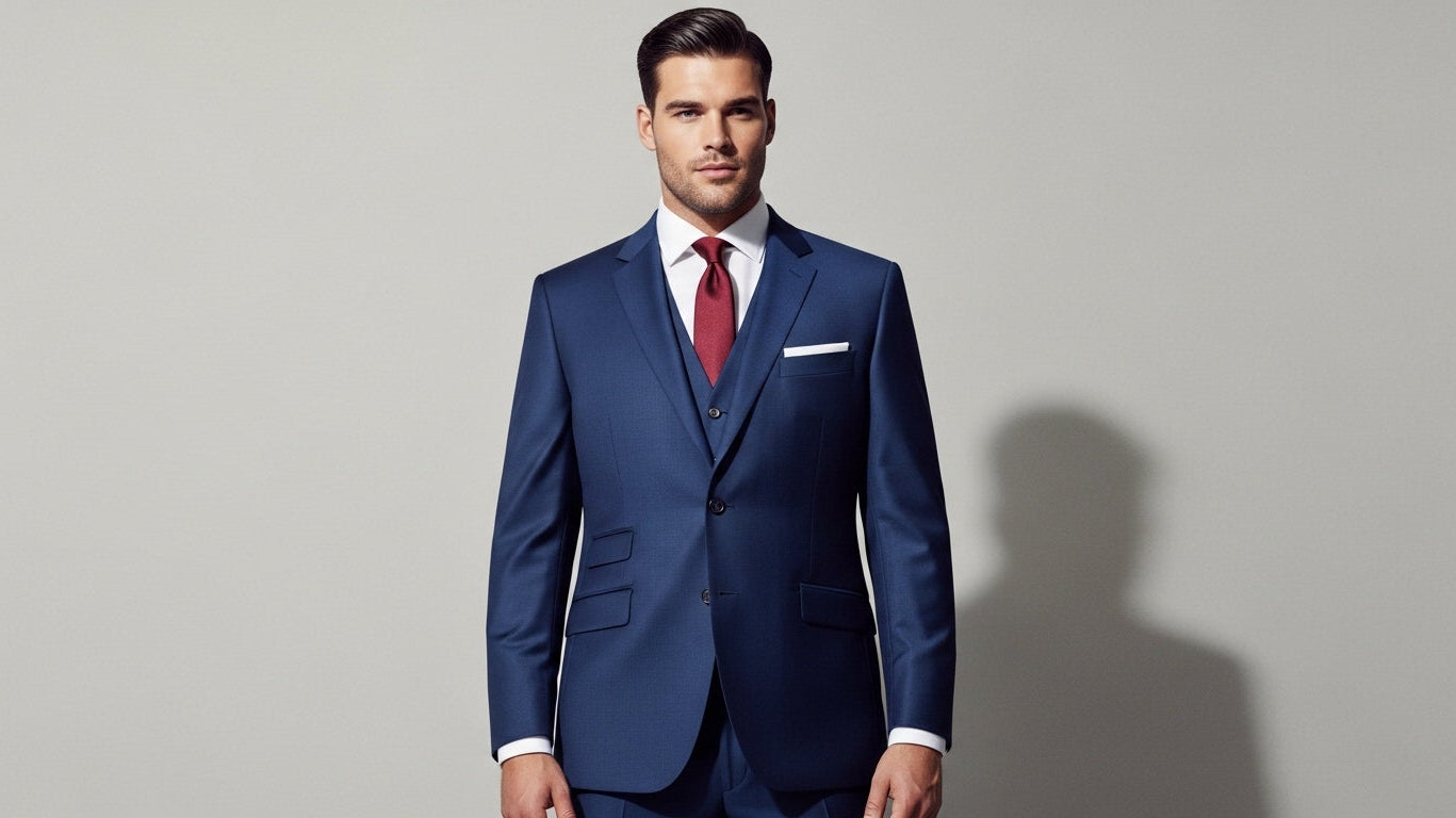 Classic menswear for big men with broad shoulders and larger silhouettes