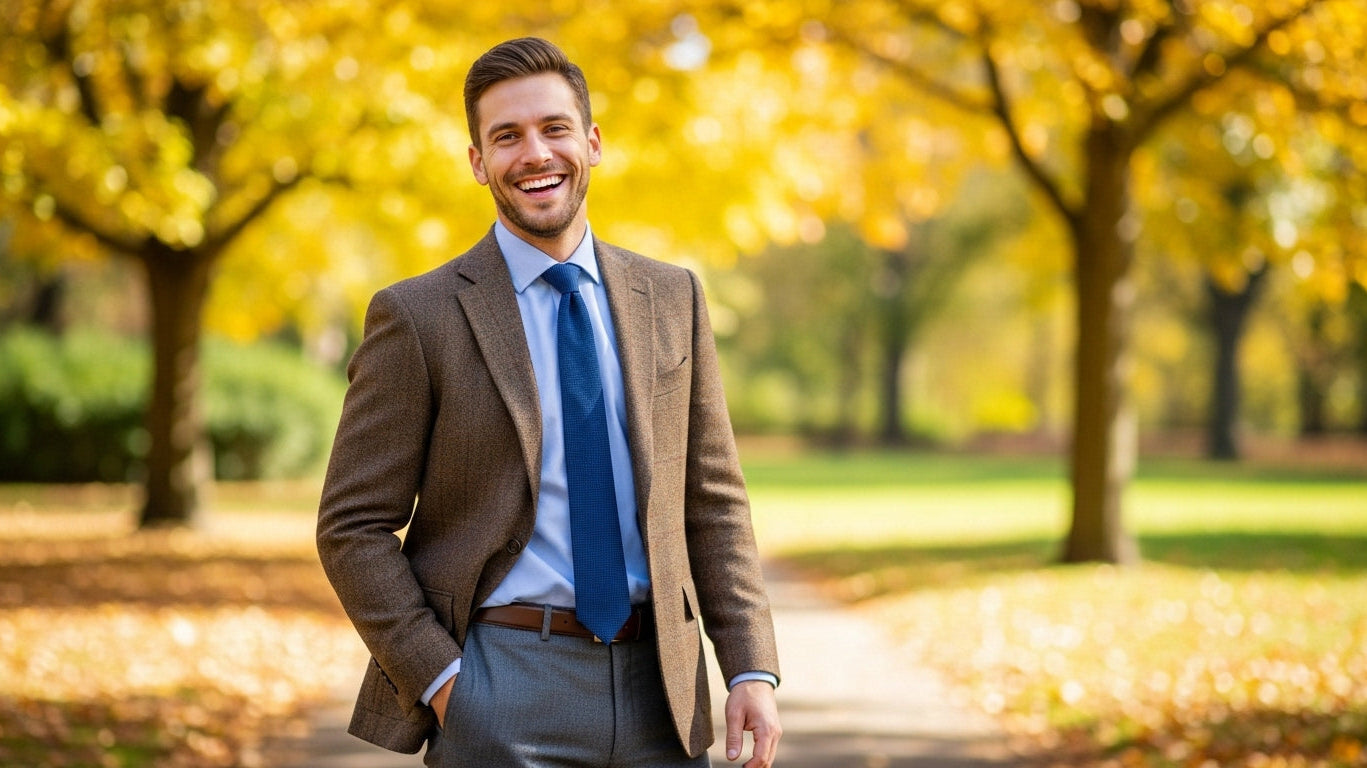 Origins and evolution of the sports jacket from Norfolk jacket to modern tweed jacket style showing classic menswear evolution through vintage sports jacket designs in traditional tweed jacket colors