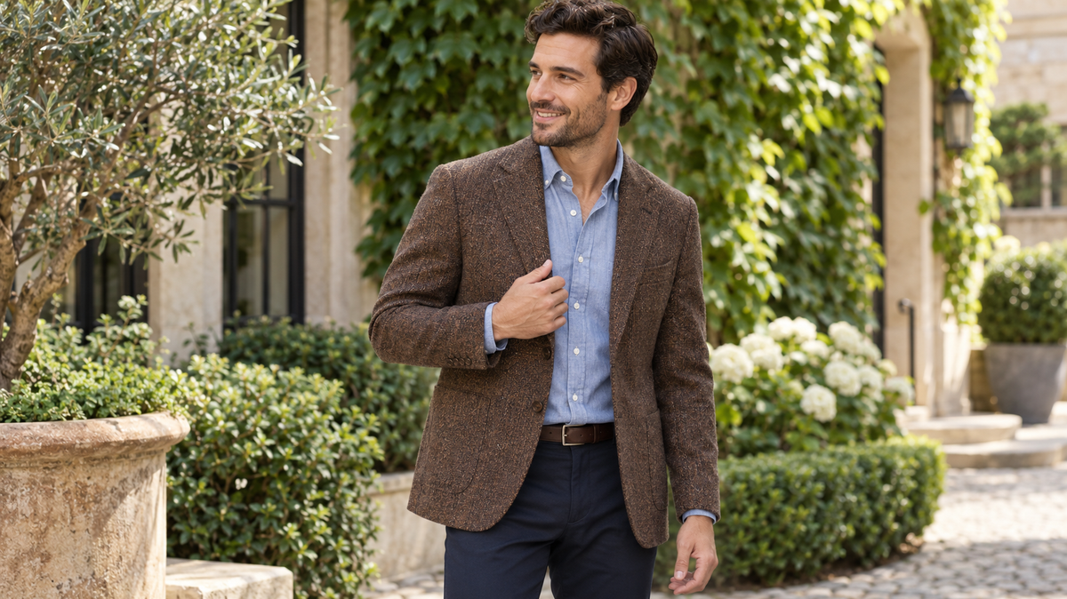 Tweed jacket styling for a modern wardrobe