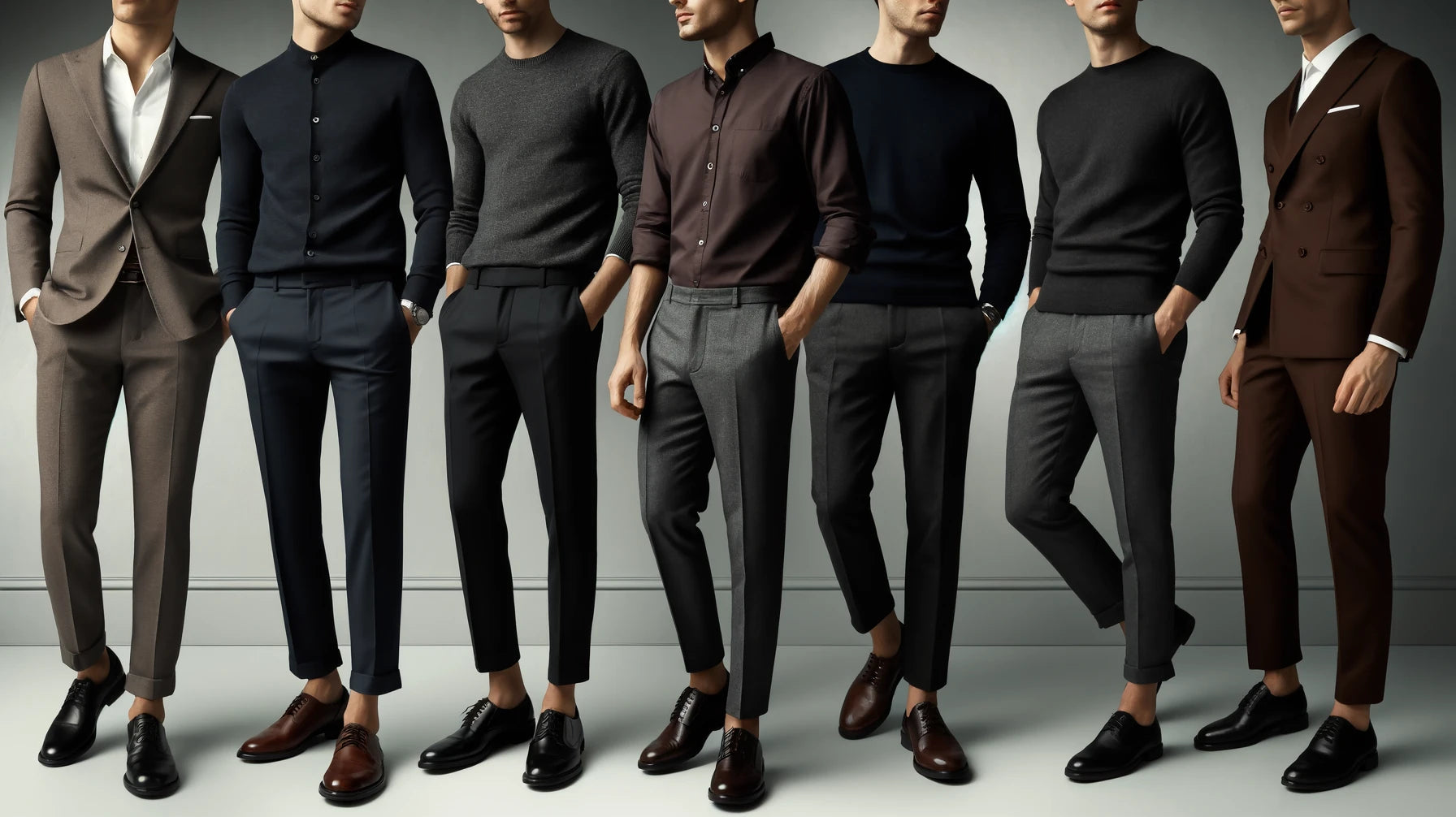 Essential wool trousers in a man's wardrobe