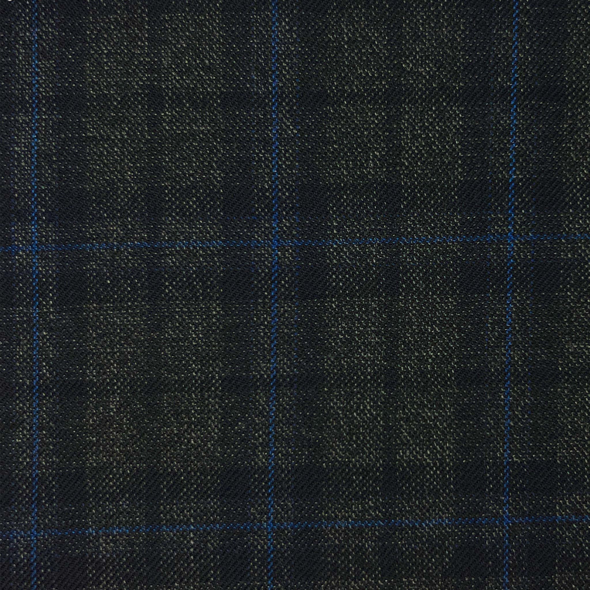 Westwood Hart Online Custom Hand Tailor Suits Sportcoats Trousers Waistcoats Overcoats Charcoal Grey Royal Blue Black Windowpane