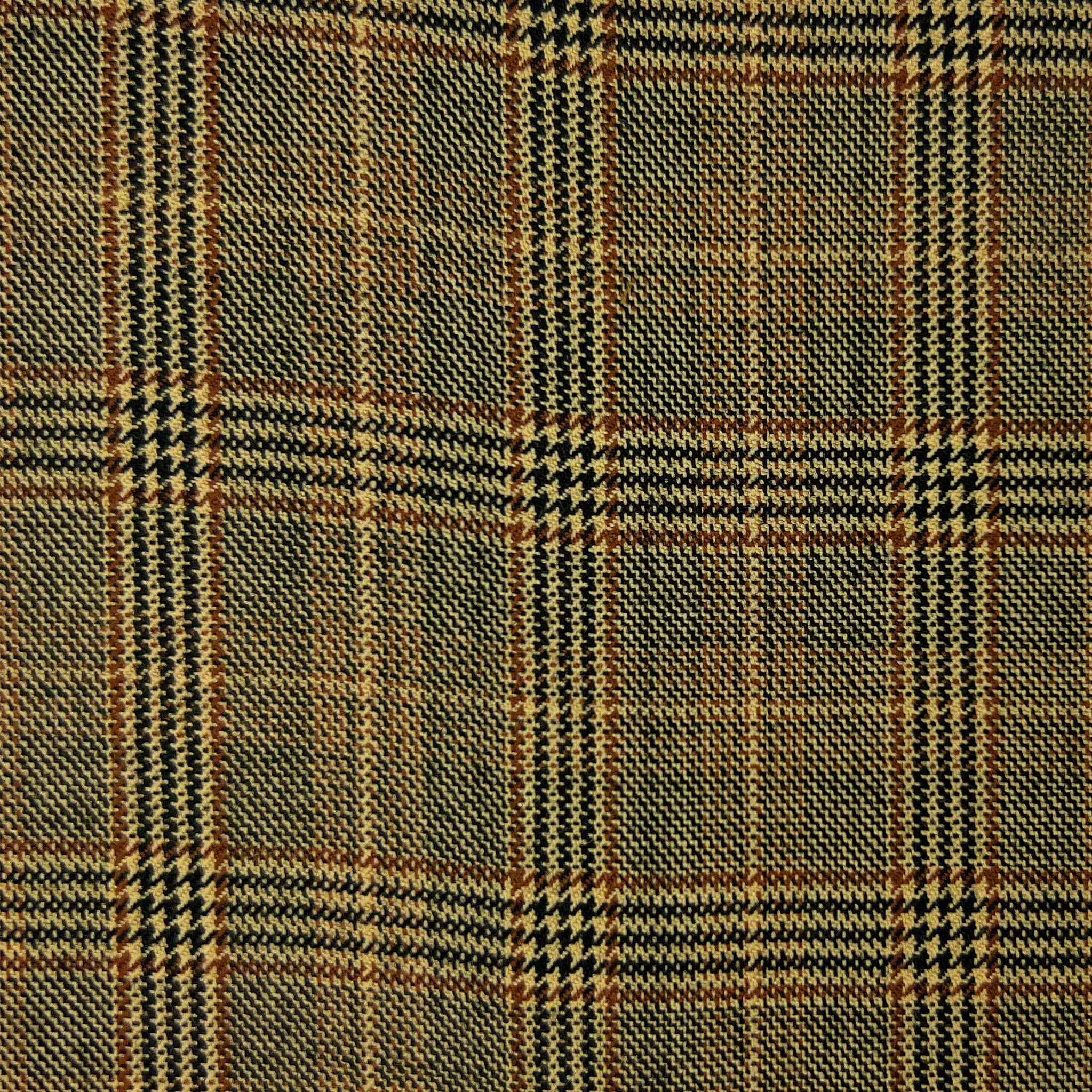 Westwood Hart Online Custom Hand Tailor Suits Sportcoats Trousers Waistcoats Overcoats Brown Prince Of Wales Plaid