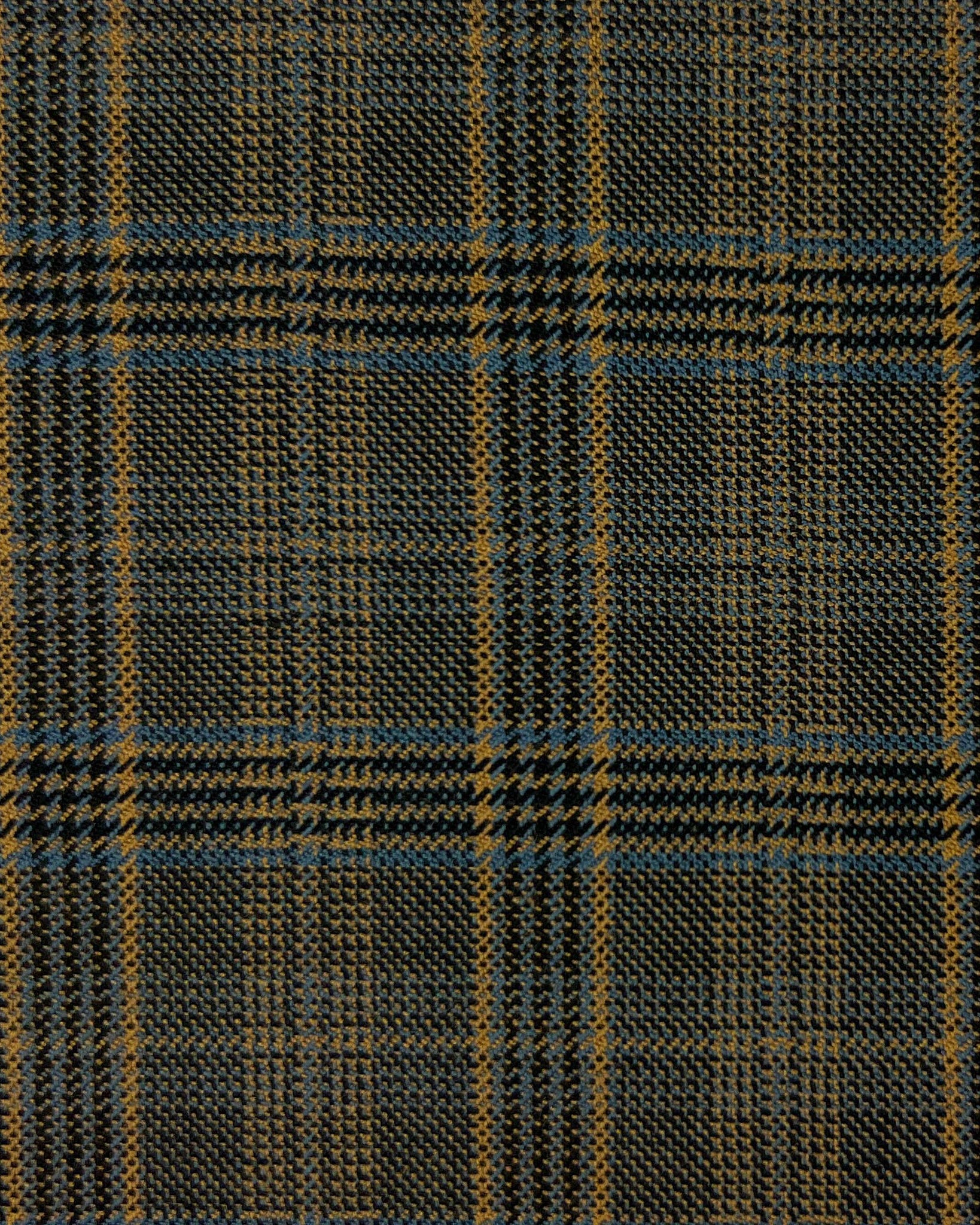 Westwood Hart Online Custom Hand Tailor Suits Sportcoats Trousers Waistcoats Overcoats Steel Brown Plaid Blue Windowpane