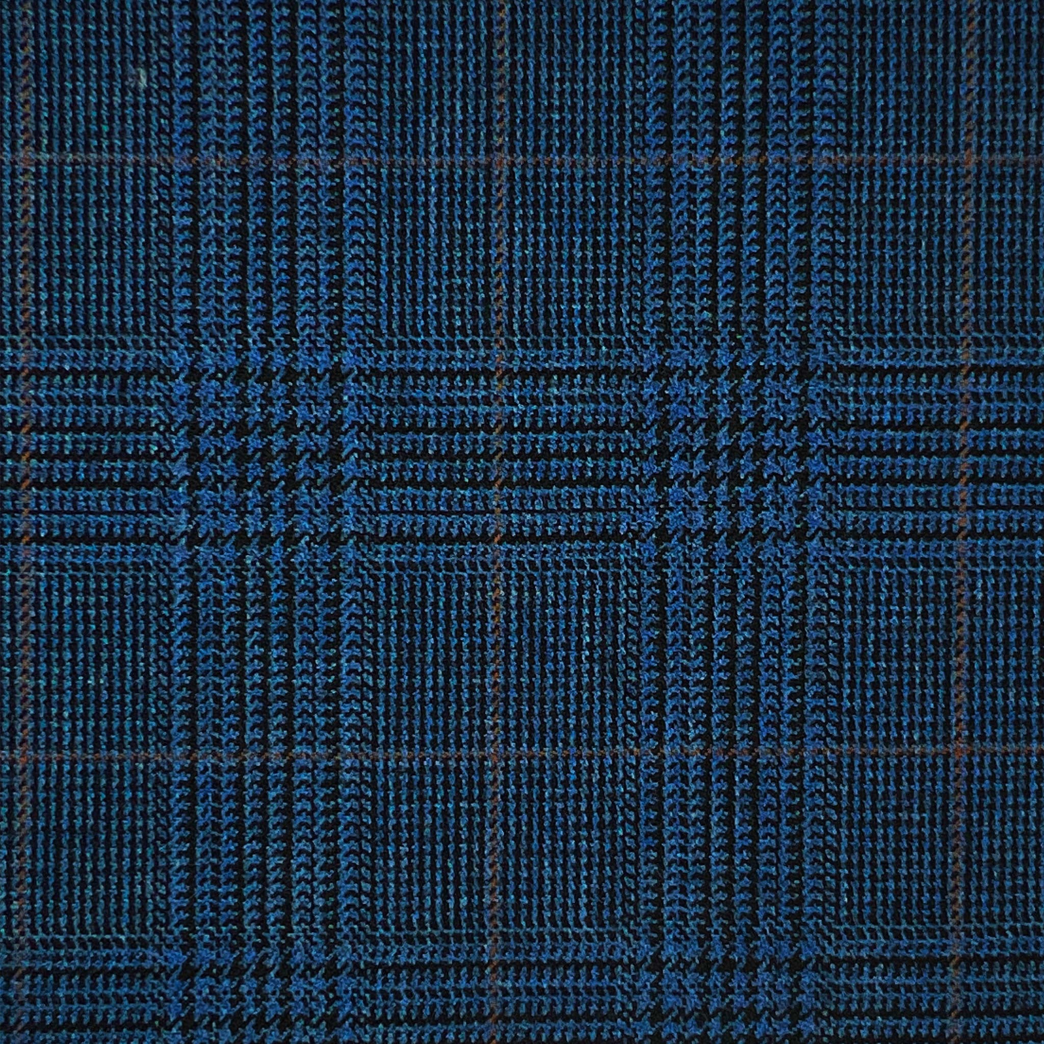 Westwood Hart Online Custom Hand Tailor Suits Sportcoats Trousers Waistcoats Overcoats Steel Grey Aqua Blue Prince Of Wales Plaid Peach Windowpane