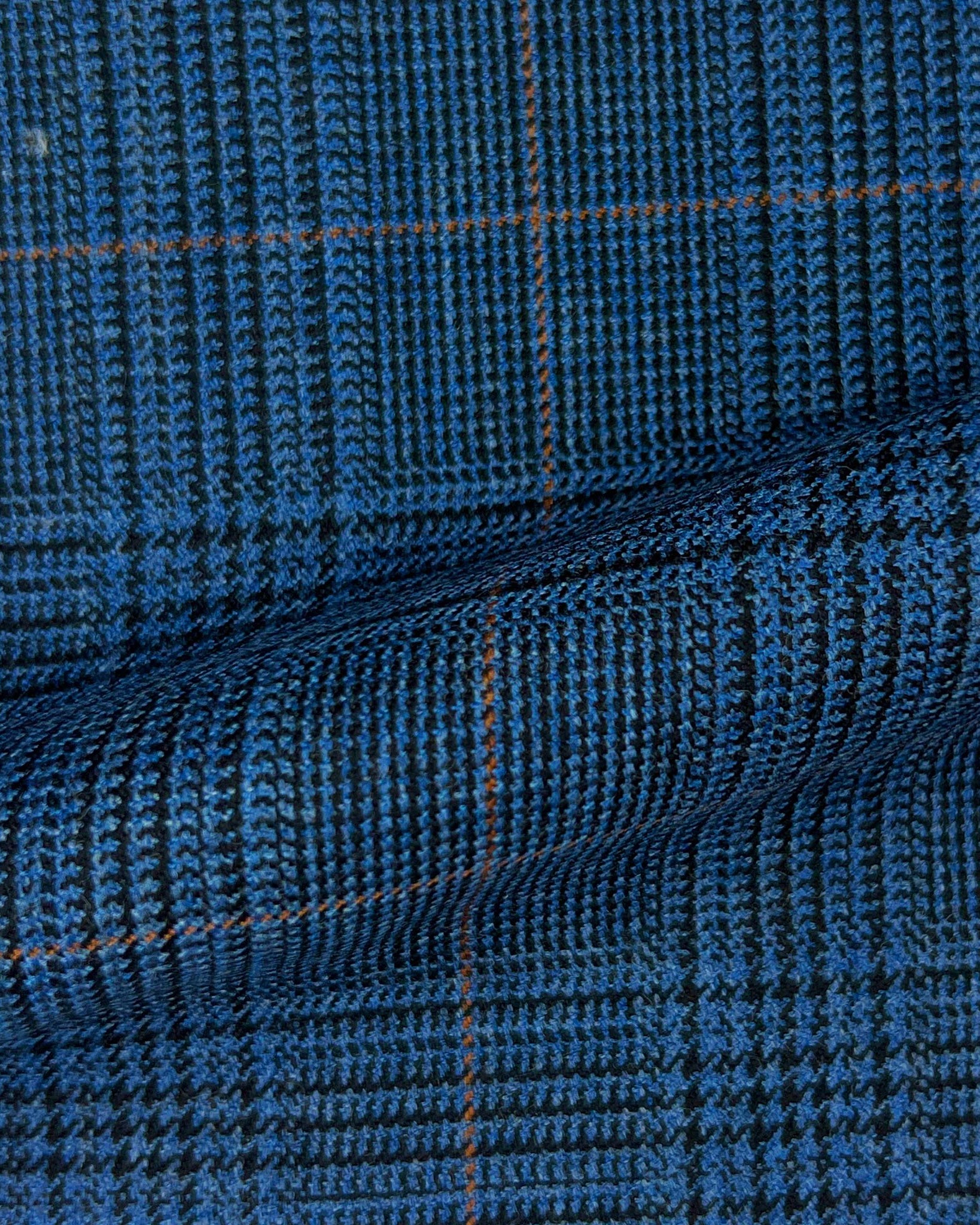 Westwood Hart Online Custom Hand Tailor Suits Sportcoats Trousers Waistcoats Overcoats Steel Grey Aqua Blue Prince Of Wales Plaid Peach Windowpane