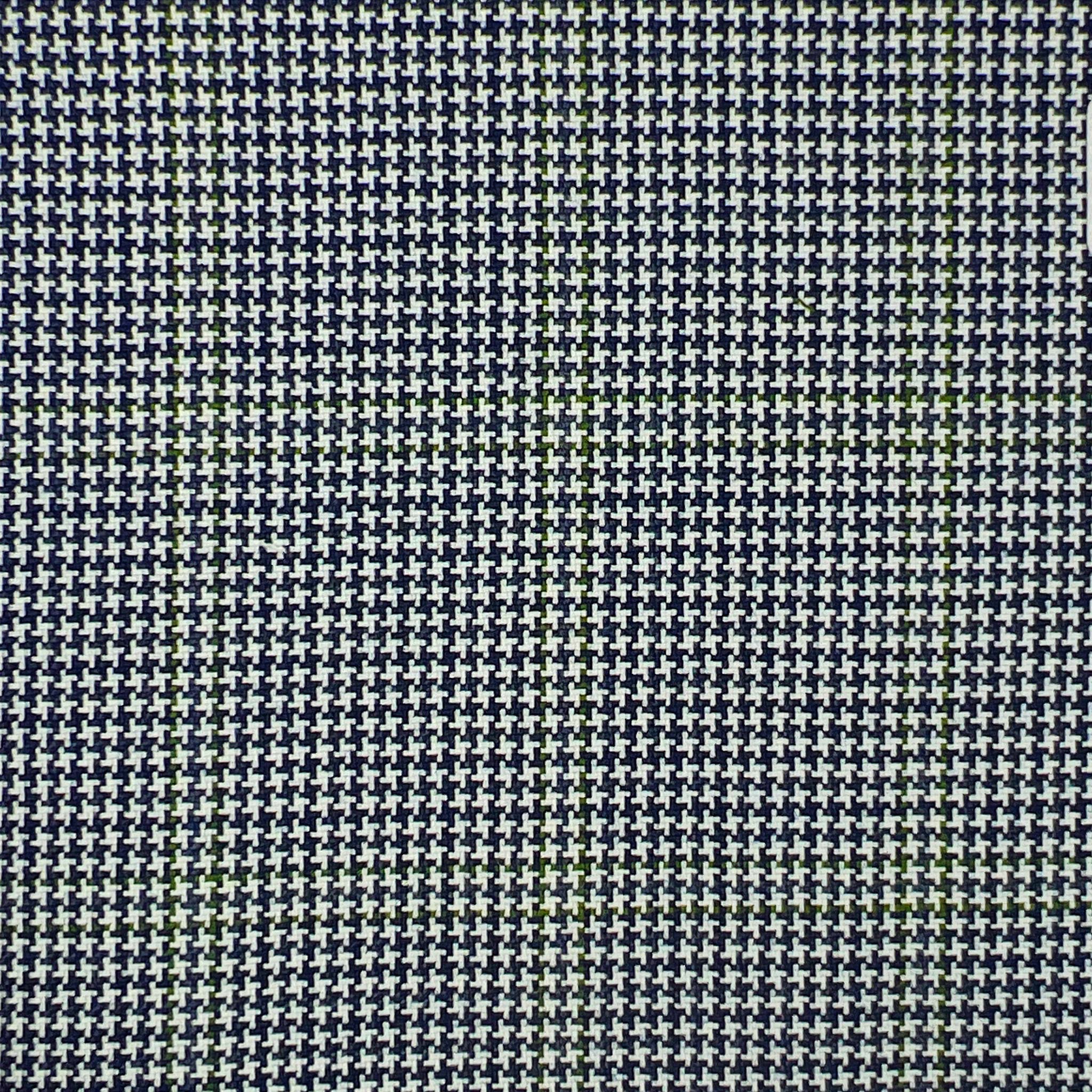 Westwood Hart Online Custom Hand Tailor Suits Sportcoats Trousers Waistcoats Overcoats Blue Hounstooth Green Windowpane