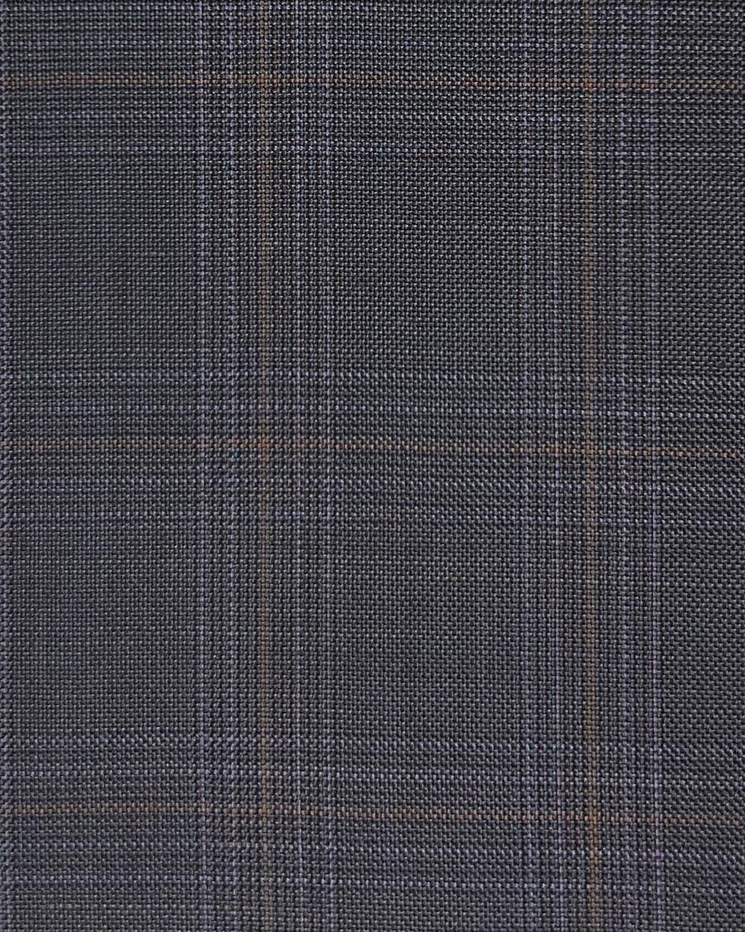 Westwood Hart Online Custom Hand Tailor Suits Sportcoats Trousers Waistcoats Overcoats Iron Grey With Rust Windowpane