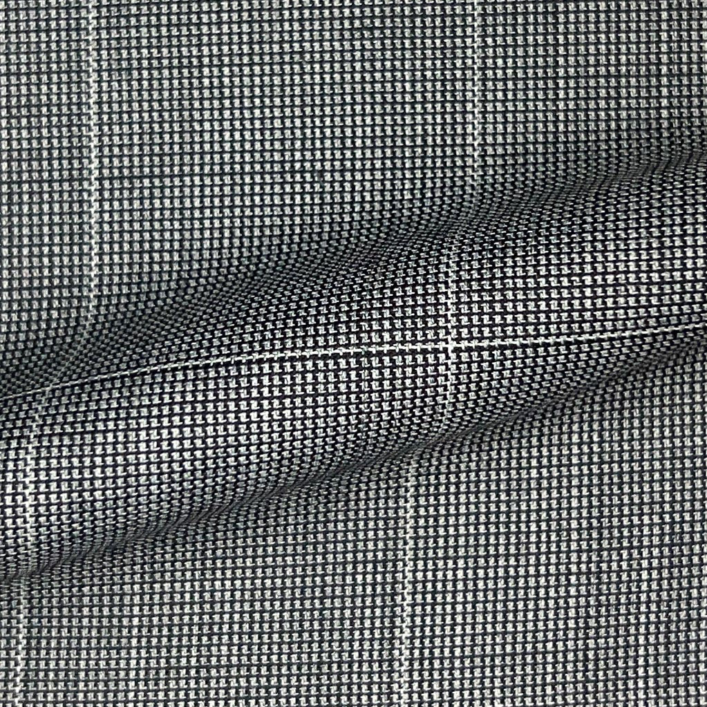 Westwood Hart Online Custom Hand Tailor Suits Sportcoats Trousers Waistcoats Overcoats Light Grey Windowpane