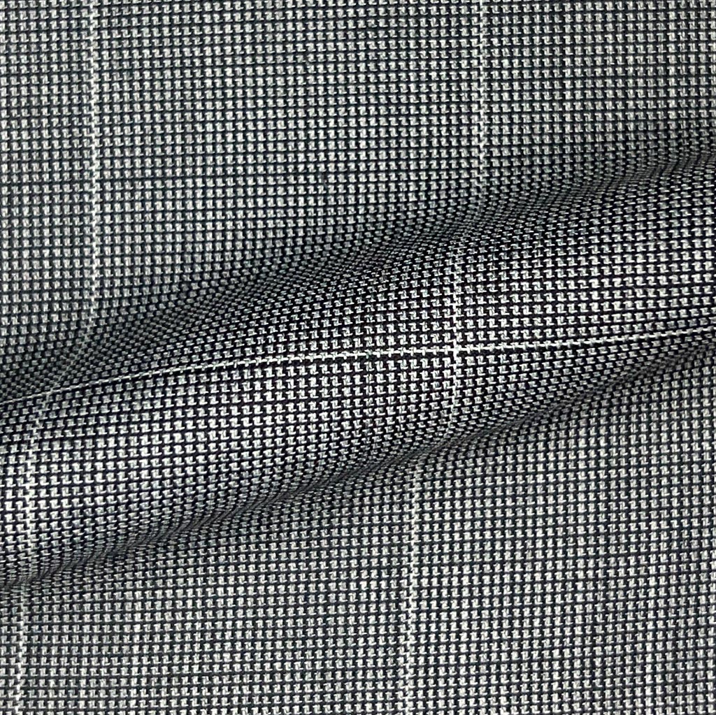 Westwood Hart Online Custom Hand Tailor Suits Sportcoats Trousers Waistcoats Overcoats Light Grey Windowpane