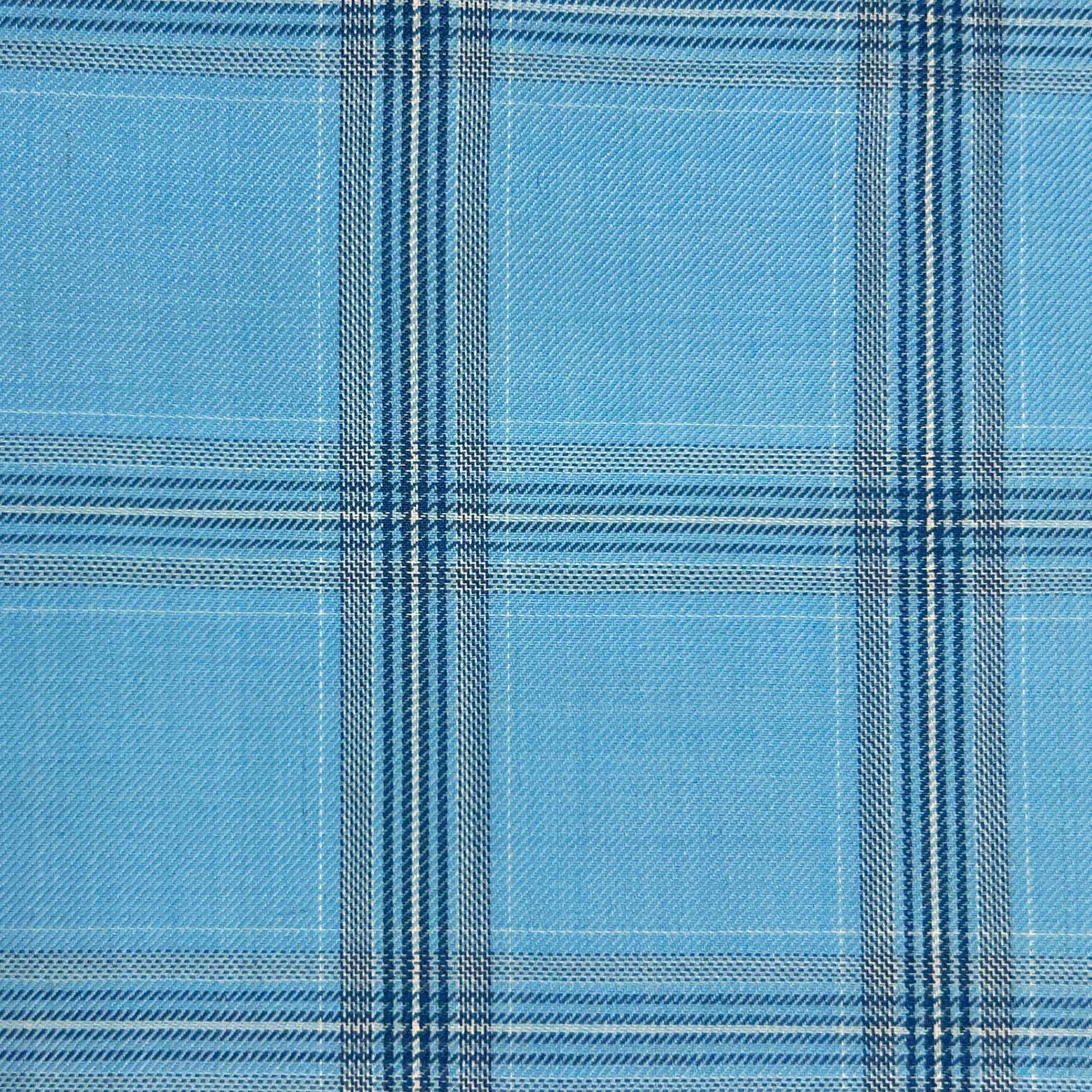 Westwood Hart Online Custom Hand Tailor Suits Sportcoats Trousers Waistcoats Overcoats Sky Blue Plaid Design