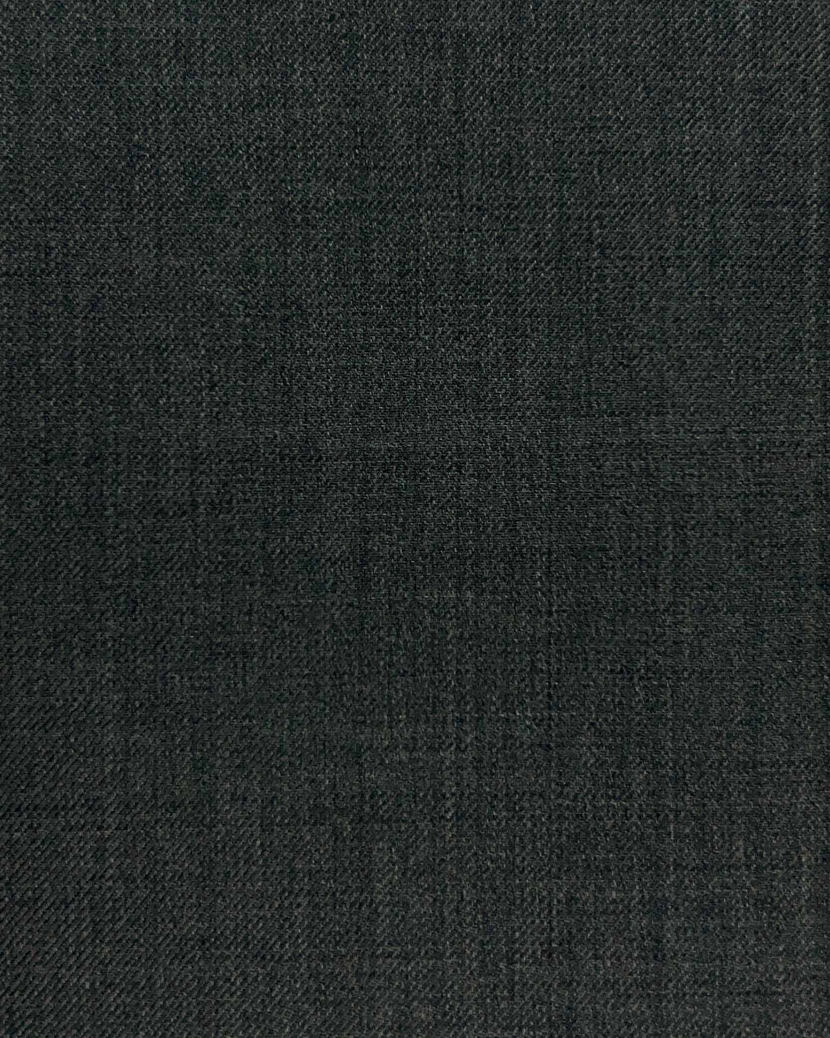 Westwood Hart Online Custom Hand Tailor Suits Sportcoats Trousers Waistcoats Overcoats Dark Grey Plain Weave Design