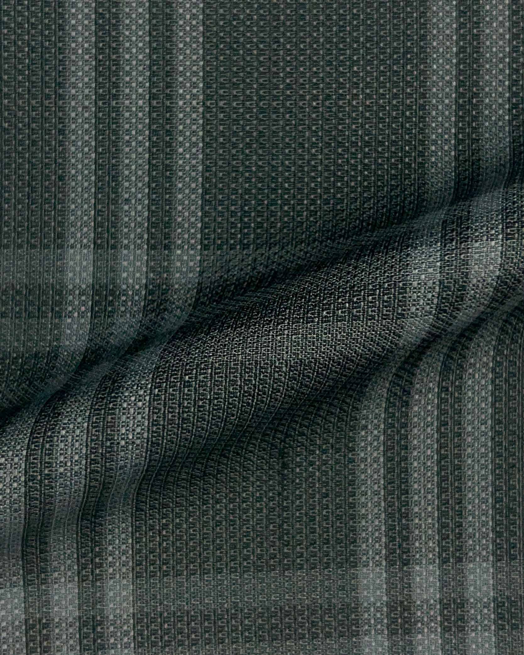 Westwood Hart Online Custom Hand Tailor Suits Sportcoats Trousers Waistcoats Overcoats Dark Grey Silver Plaid Design