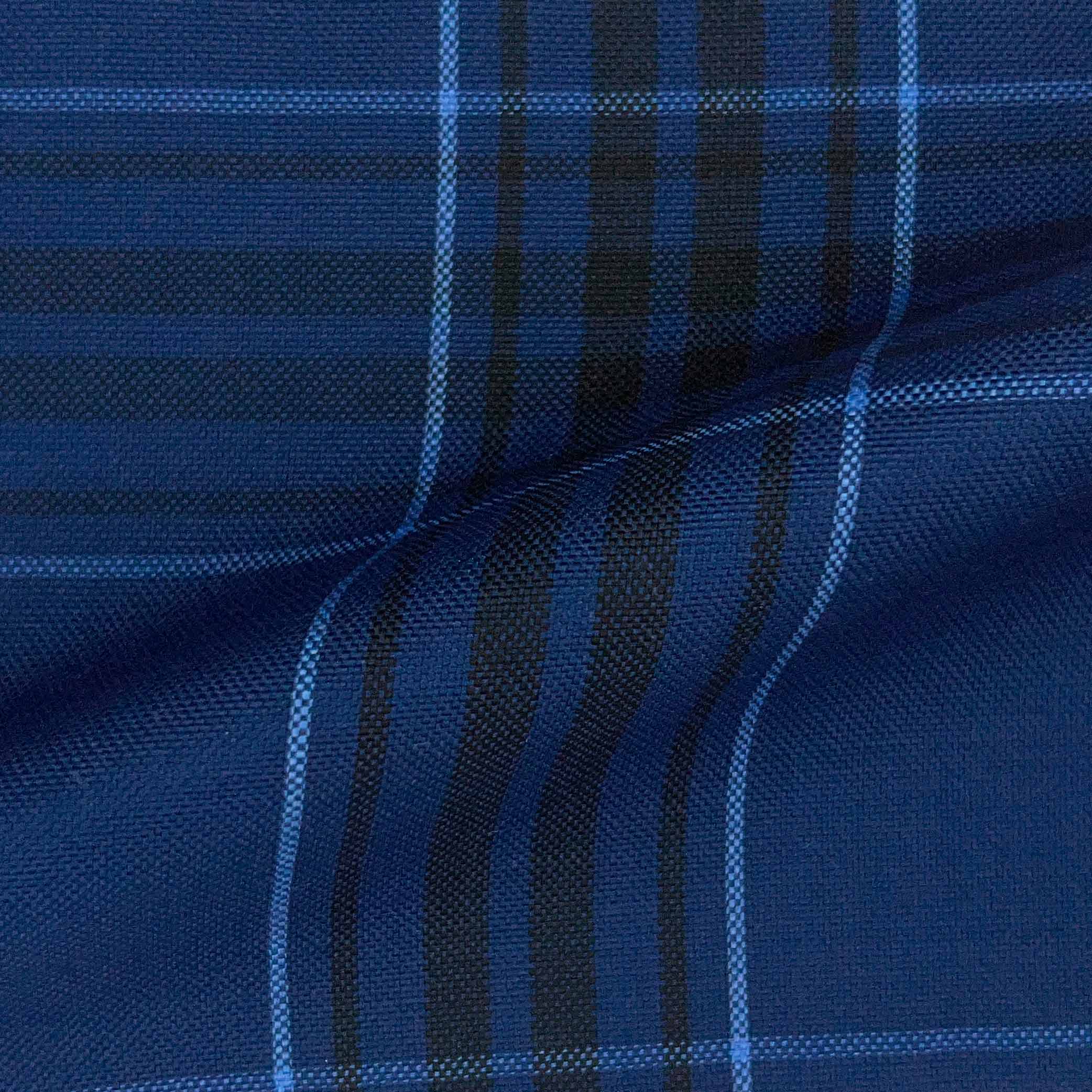 Westwood Hart Online Custom Hand Tailor Suits Sportcoats Trousers Waistcoats Overcoats Royal Blue Black Sky Blue Plaid Design