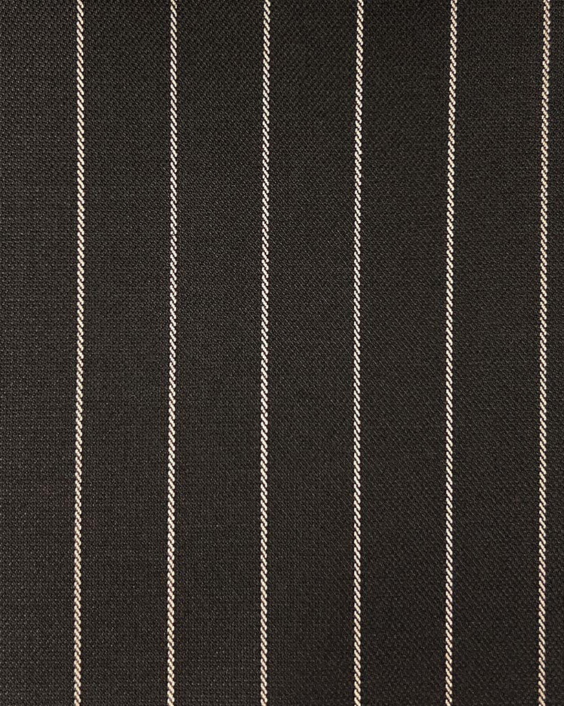 Westwood Hart Online Custom Hand Tailor Suits Sportcoats Trousers Waistcoats Overcoats Chocolate Brown With 3/4" Wide Pinstripes