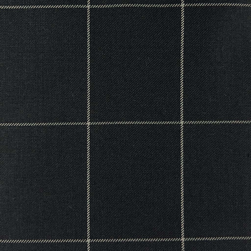 Westwood Hart Online Custom Hand Tailor Suits Sportcoats Trousers Waistcoats Overcoats Charcoal Grey Windowpane