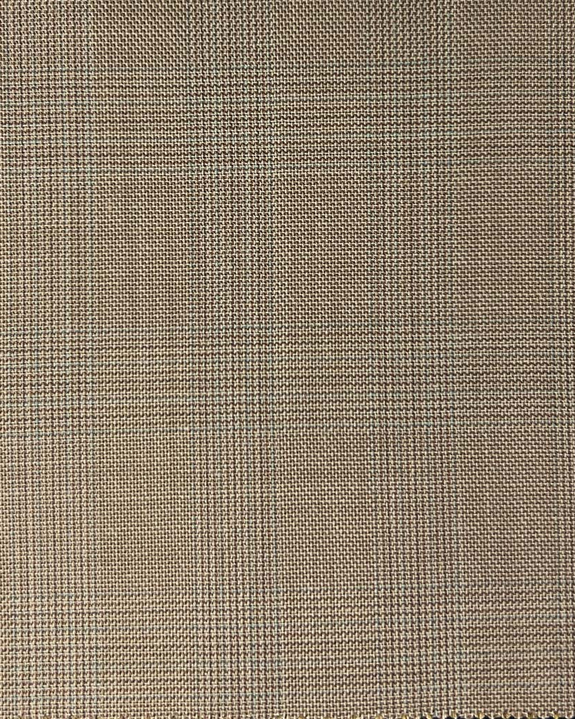 Westwood Hart Online Custom Hand Tailor Suits Sportcoats Trousers Waistcoats Overcoats Sand With Blue Plaid