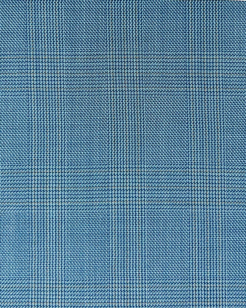 Westwood Hart Online Custom Hand Tailor Suits Sportcoats Trousers Waistcoats Overcoats Turquoise Blue With Pastel Brown Plaid