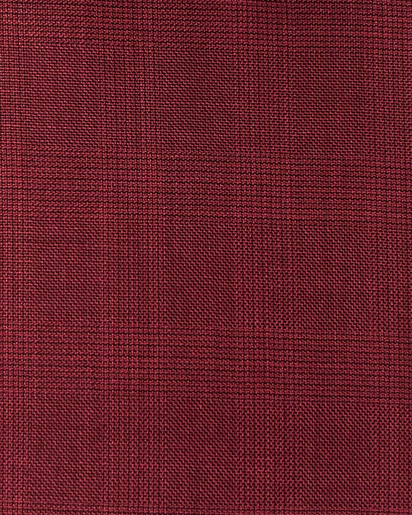 Westwood Hart Online Custom Hand Tailor Suits Sportcoats Trousers Waistcoats Overcoats Cherry Red Self Plaid Design