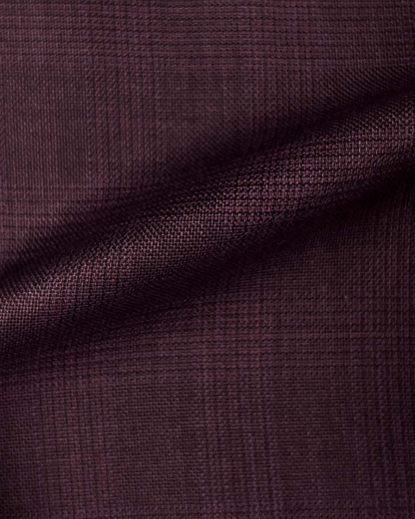 Westwood Hart Online Custom Hand Tailor Suits Sportcoats Trousers Waistcoats Overcoats Plum Self Plaid Design
