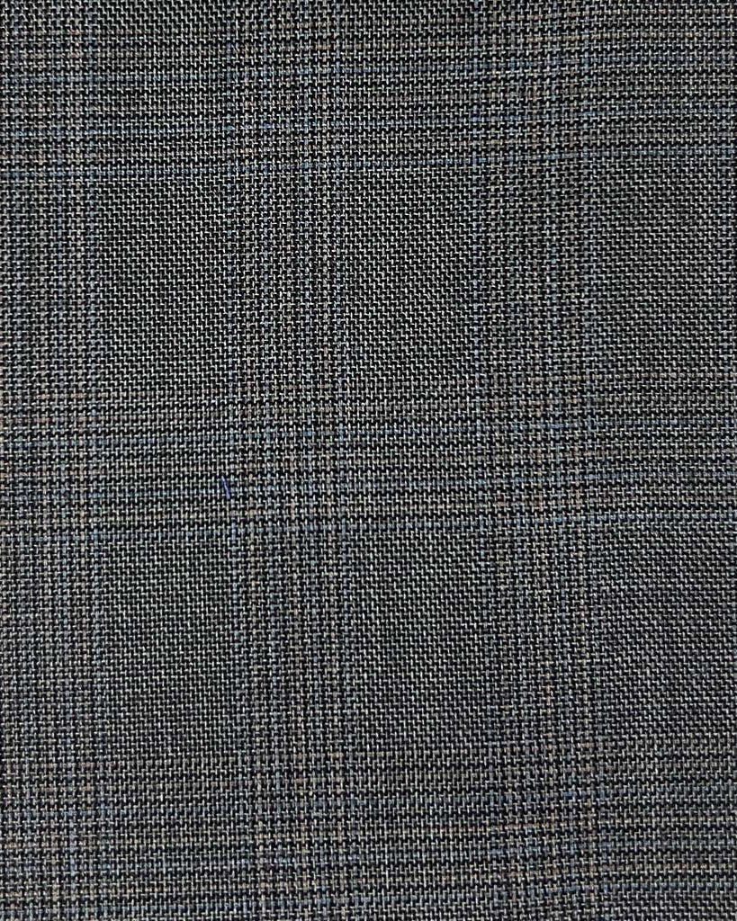 Westwood Hart Online Custom Hand Tailor Suits Sportcoats Trousers Waistcoats Overcoats Steel Grey Self Plaid Design