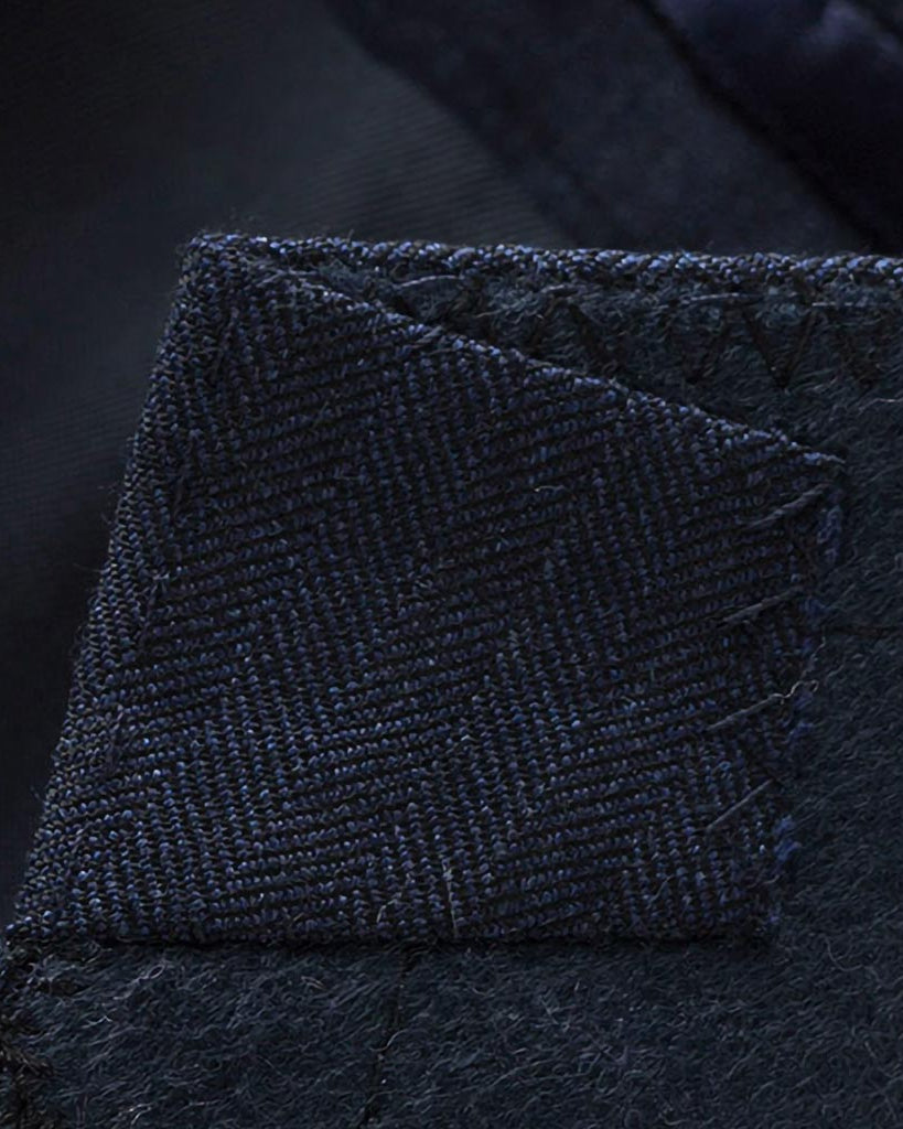 Westwood Hart Online Custom Hand Tailor Suits Sportcoats Trousers Waistcoats Overcoats Navy Herrginbone