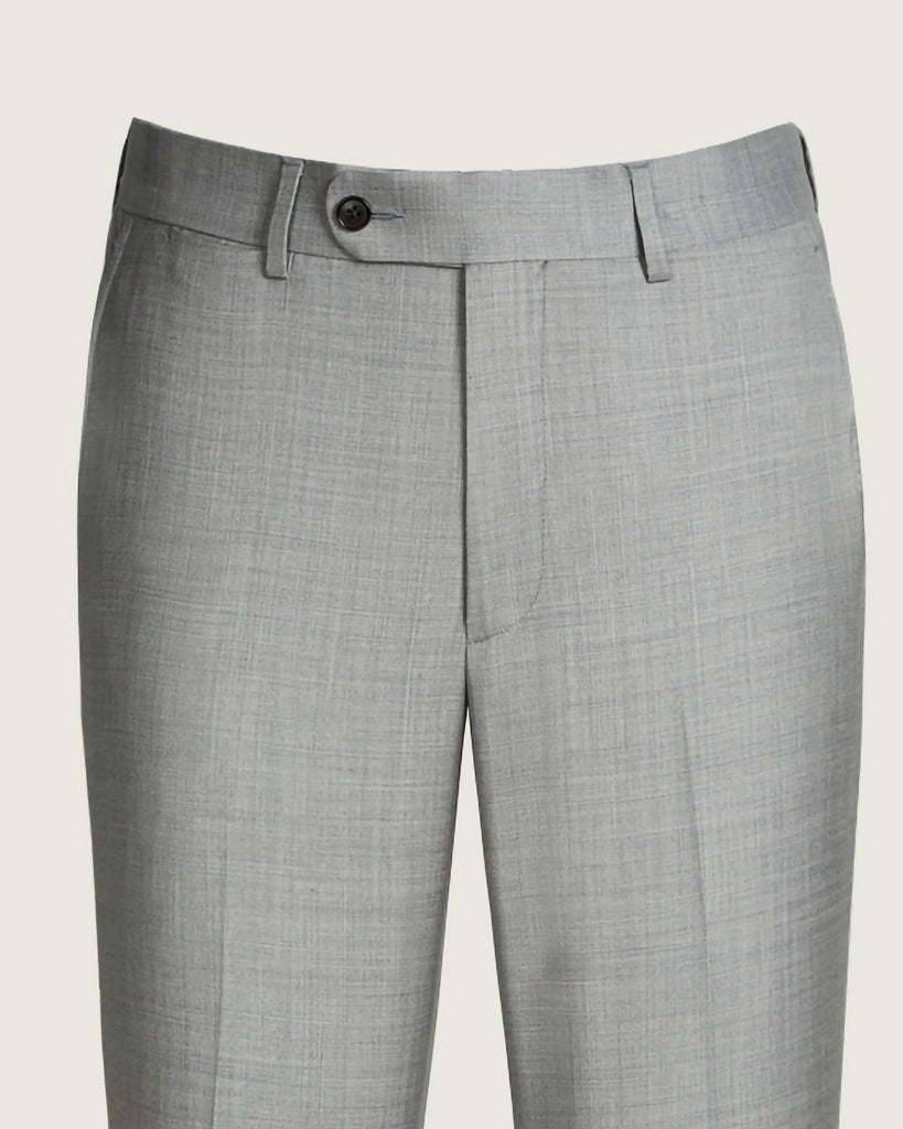 Westwood Hart Online Custom Hand Tailor Suits Sportcoats Trousers Waistcoats Overcoats Light Grey Plain Weave