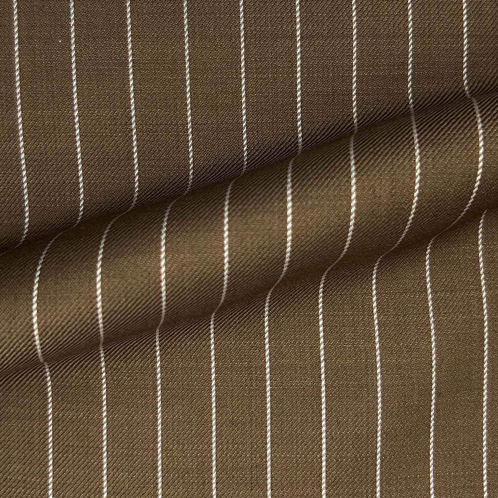 Westwood Hart Online Custom Hand Tailor Suits Sportcoats Trousers Waistcoats Overcoats Brown Pinstripes