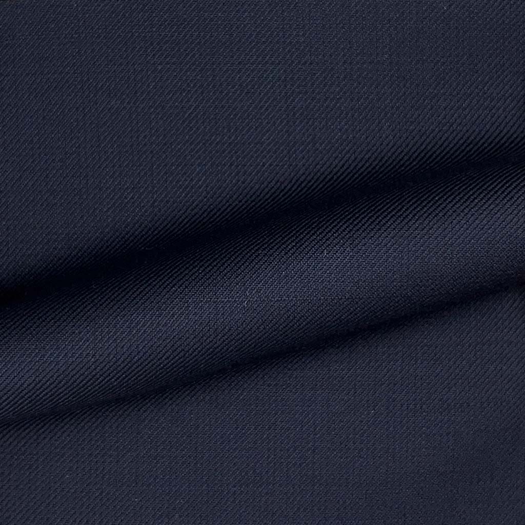 Westwood Hart Online Custom Hand Tailor Suits Sportcoats Trousers Waistcoats Overcoats Midnight Blue Plain Weave