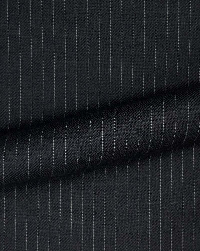 Westwood Hart Online Custom Hand Tailor Suits Sportcoats Trousers Waistcoats Overcoats Black Narrow Pinstripes