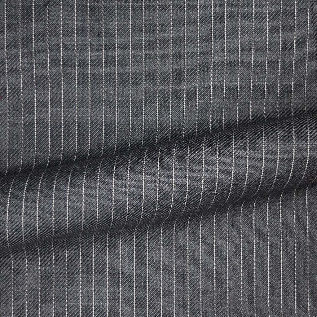 Westwood Hart Online Custom Hand Tailor Suits Sportcoats Trousers Waistcoats Overcoats Grey With Cream Narrow Pinstripes