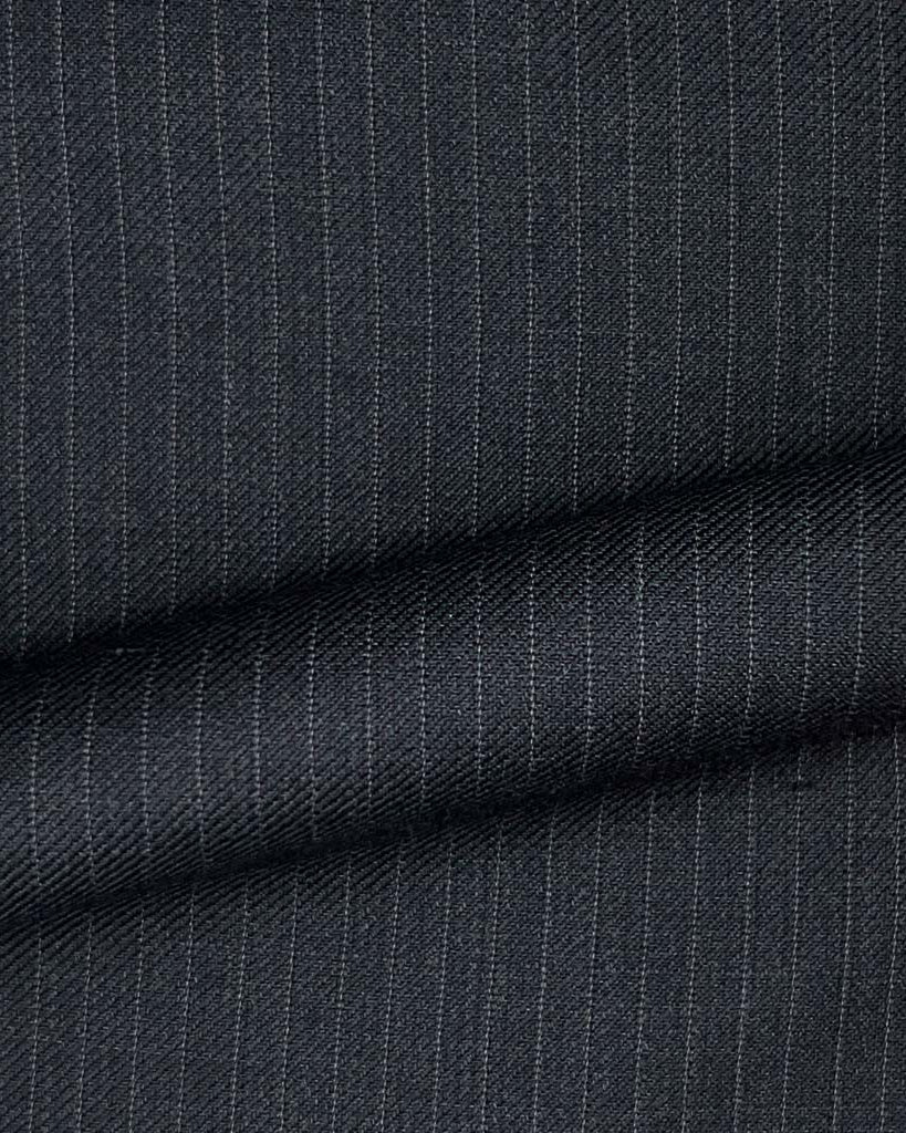 Westwood Hart Online Custom Hand Tailor Suits Sportcoats Trousers Waistcoats Overcoats Dark Grey Narrow Pinstripes