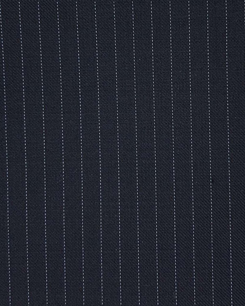 Westwood Hart Online Custom Hand Tailor Suits Sportcoats Trousers Waistcoats Overcoats Midnight Blue With Blue Pinstripes