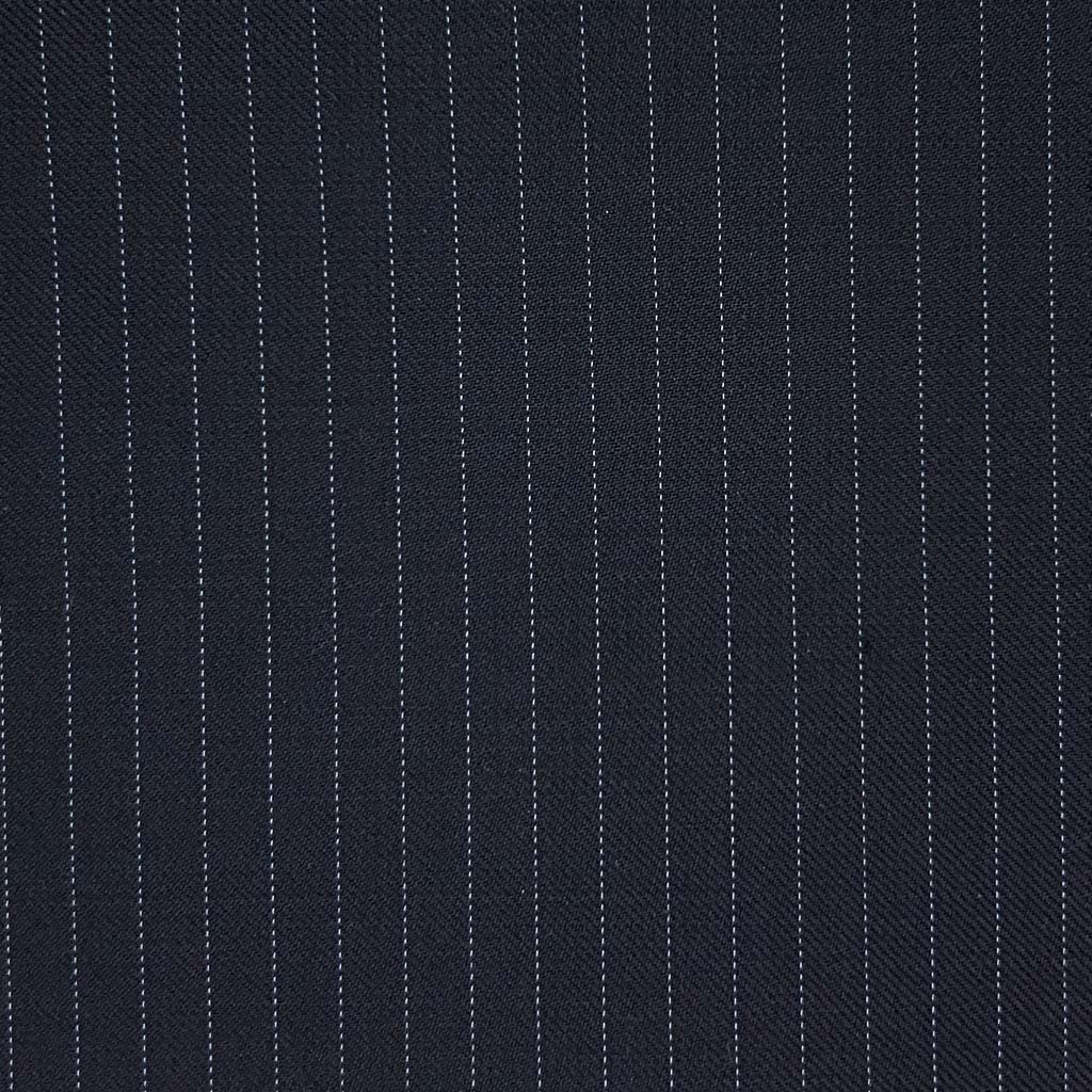 Westwood Hart Online Custom Hand Tailor Suits Sportcoats Trousers Waistcoats Overcoats Midnight Blue With Blue Pinstripes