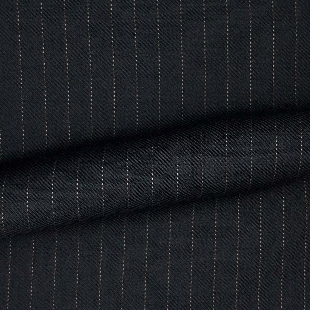 Westwood Hart Online Custom Hand Tailor Suits Sportcoats Trousers Waistcoats Overcoats Black With Pastel Orange Pinstripes