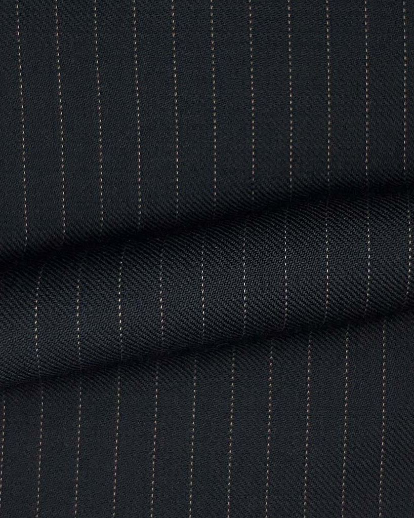 Westwood Hart Online Custom Hand Tailor Suits Sportcoats Trousers Waistcoats Overcoats Black With Pastel Orange Pinstripes