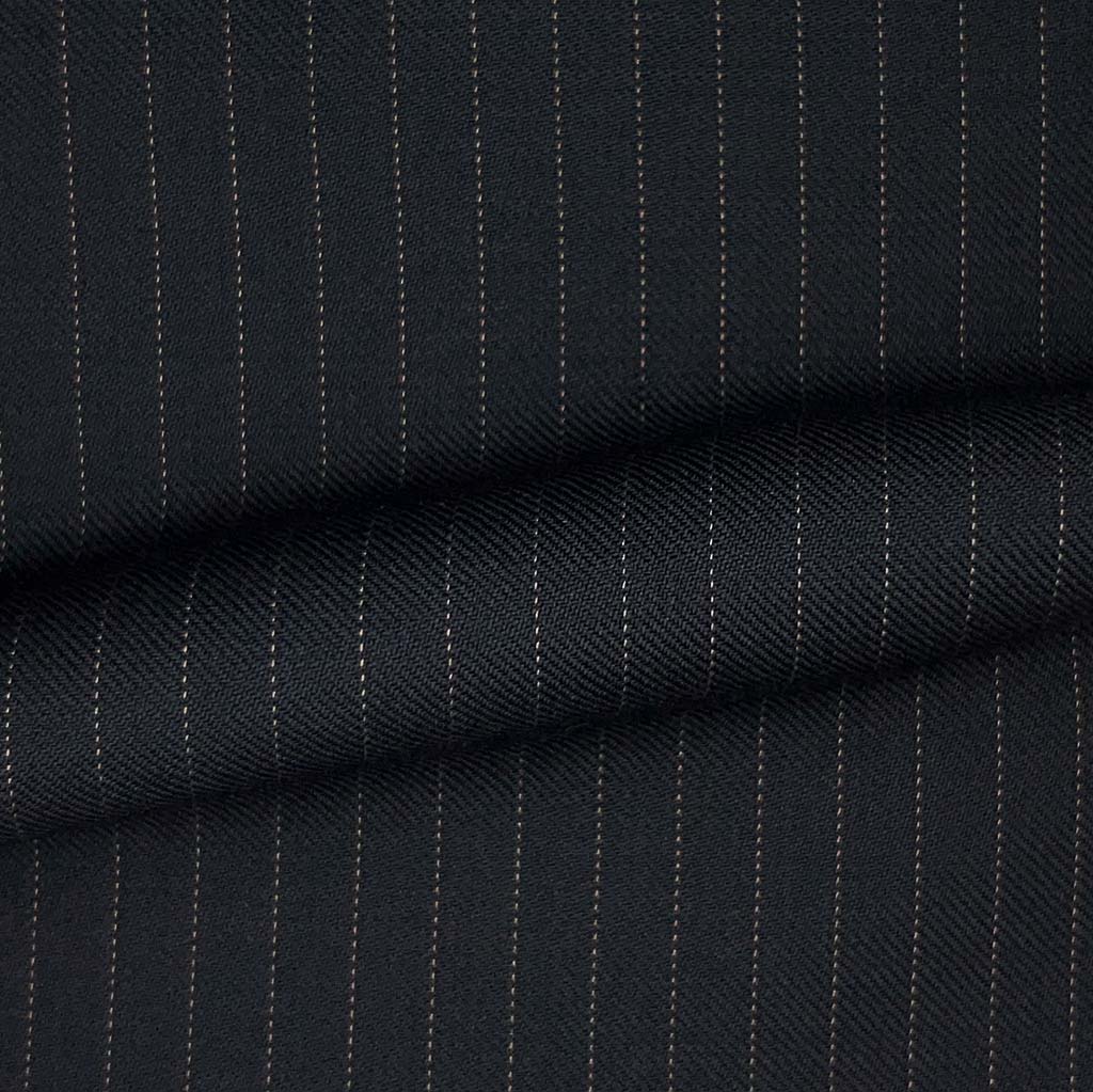 Westwood Hart Online Custom Hand Tailor Suits Sportcoats Trousers Waistcoats Overcoats Black With Pastel Orange Pinstripes