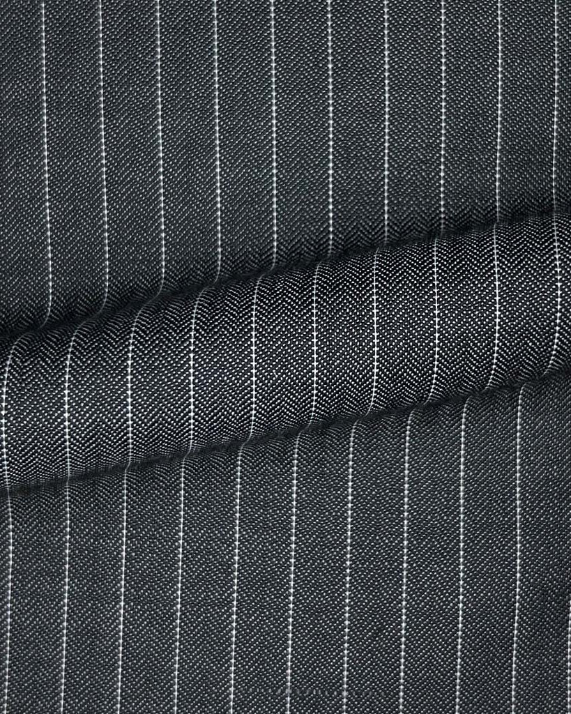 Westwood Hart Online Custom Hand Tailor Suits Sportcoats Trousers Waistcoats Overcoats Steel Grey Pinstripes
