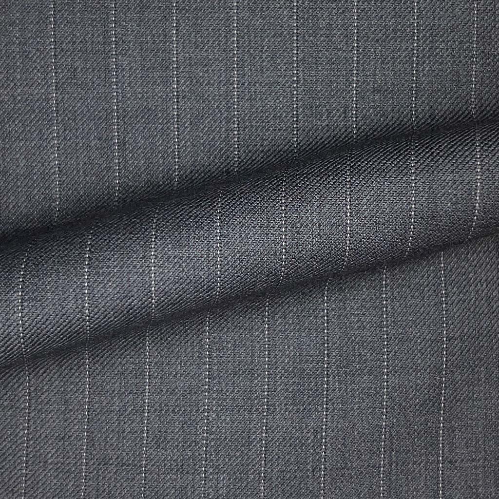 Westwood Hart Online Custom Hand Tailor Suits Sportcoats Trousers Waistcoats Overcoats Medium Grey Pinstripes