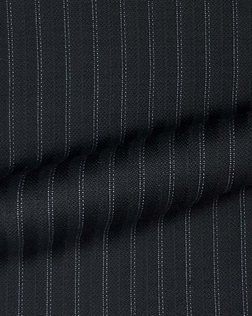 Westwood Hart Online Custom Hand Tailor Suits Sportcoats Trousers Waistcoats Overcoats Black Double Pinstripes
