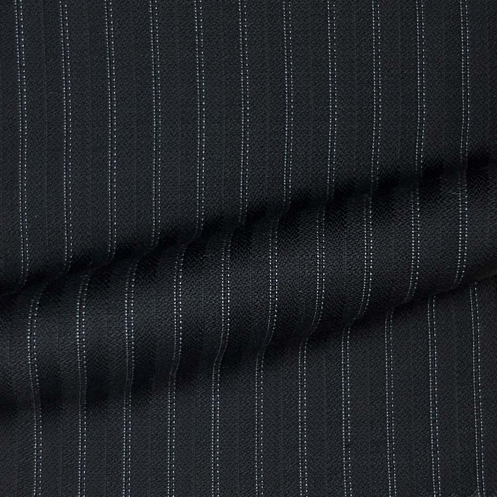 Westwood Hart Online Custom Hand Tailor Suits Sportcoats Trousers Waistcoats Overcoats Black Double Pinstripes