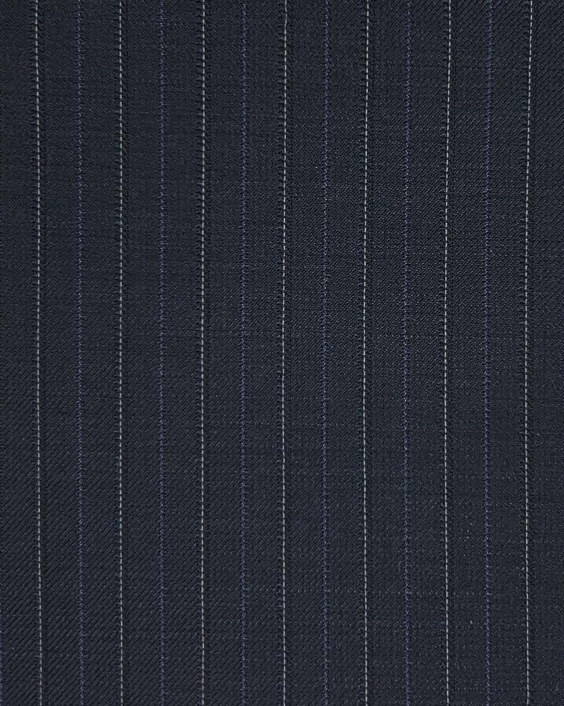 Westwood Hart Online Custom Hand Tailor Suits Sportcoats Trousers Waistcoats Overcoats Midnight Blue With Silver And Lilac Pinstripes
