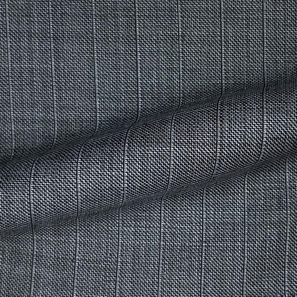 Westwood Hart Online Custom Hand Tailor Suits Sportcoats Trousers Waistcoats Overcoats Medium Grey Self Stripes