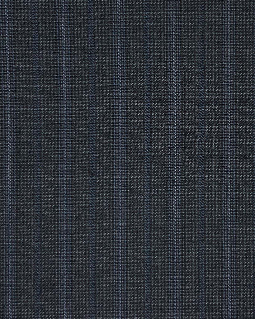 Westwood Hart Online Custom Hand Tailor Suits Sportcoats Trousers Waistcoats Overcoats Dark Grey With Blue Pinstripes