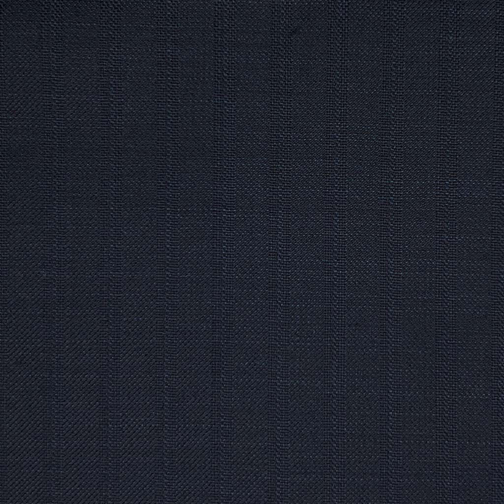 Westwood Hart Online Custom Hand Tailor Suits Sportcoats Trousers Waistcoats Overcoats Midnight Blue Self Stripes