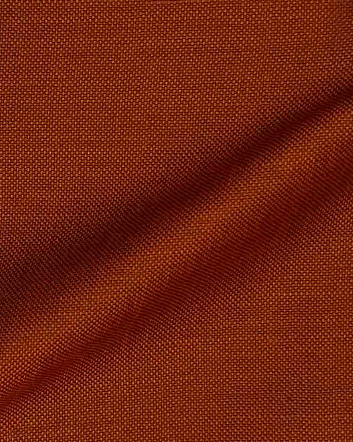 Westwood Hart Online Custom Hand Tailor Suits Sportcoats Trousers Waistcoats Overcoats Rustic Orange Plain Weave Design