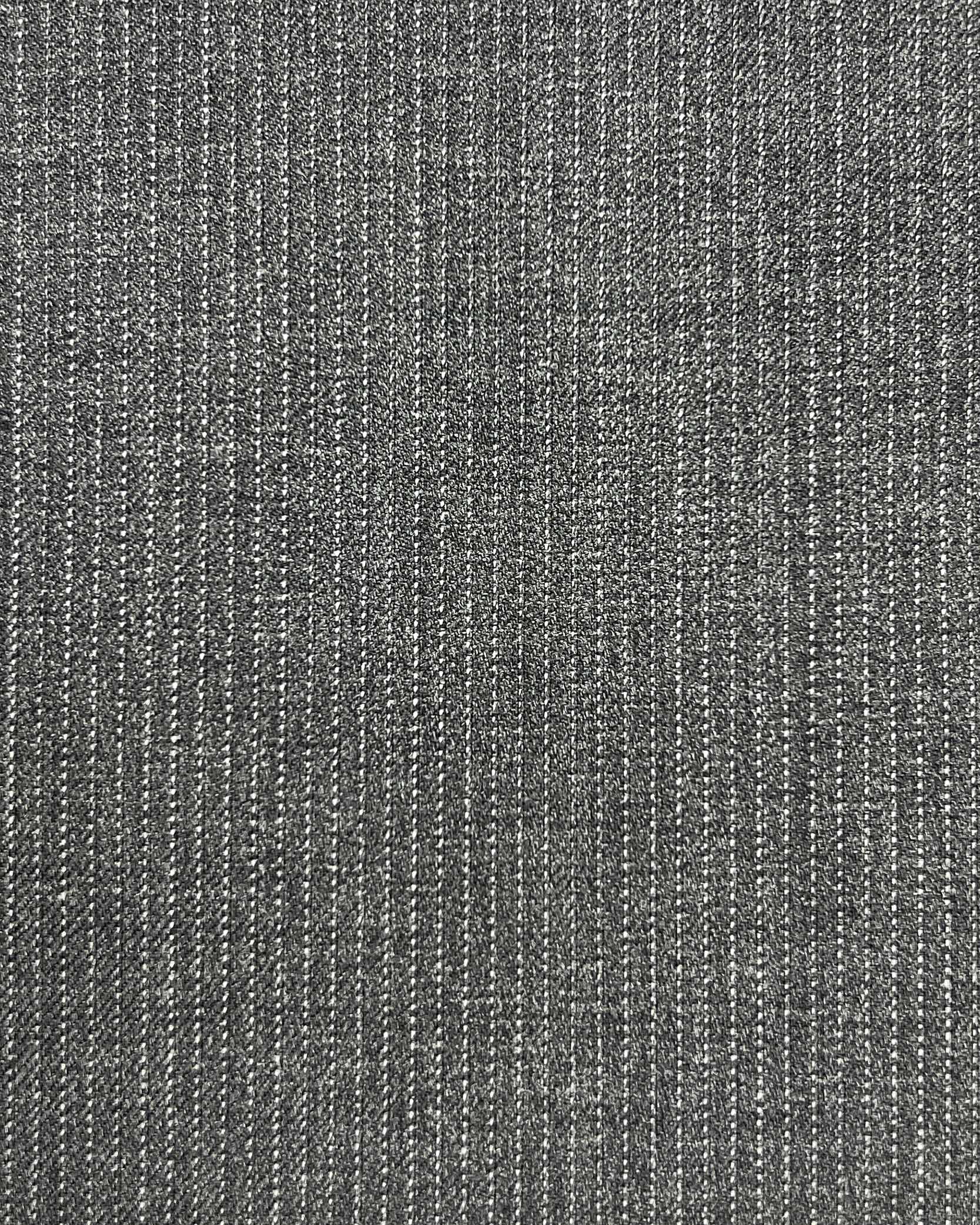 Westwood Hart Online Custom Hand Tailor Suits Sportcoats Trousers Waistcoats Overcoats Medium Grey Narrow Pinstripes Design