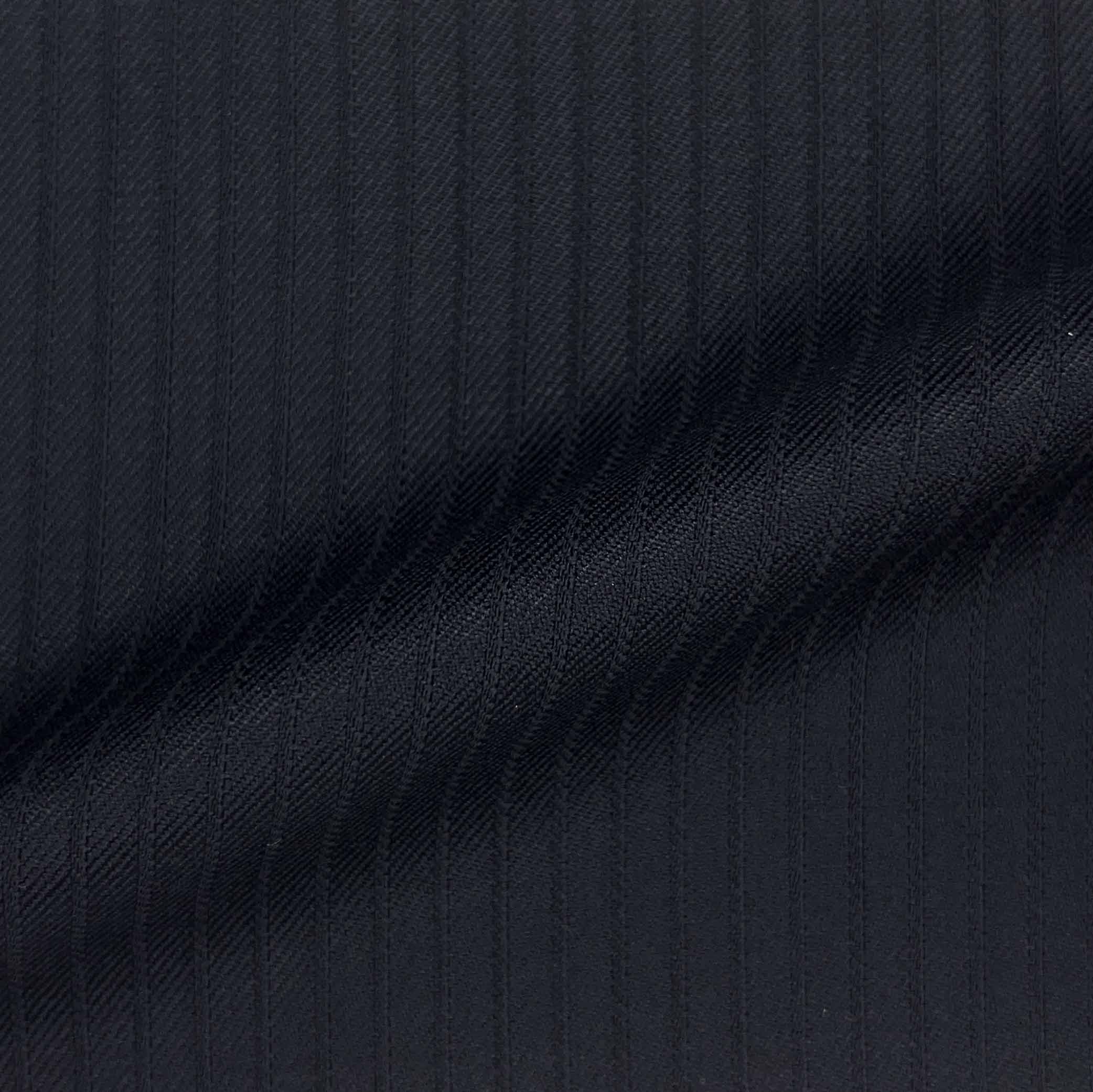 Westwood Hart Online Custom Hand Tailor Suits Sportcoats Trousers Waistcoats Overcoats Navy Self Stripes Design