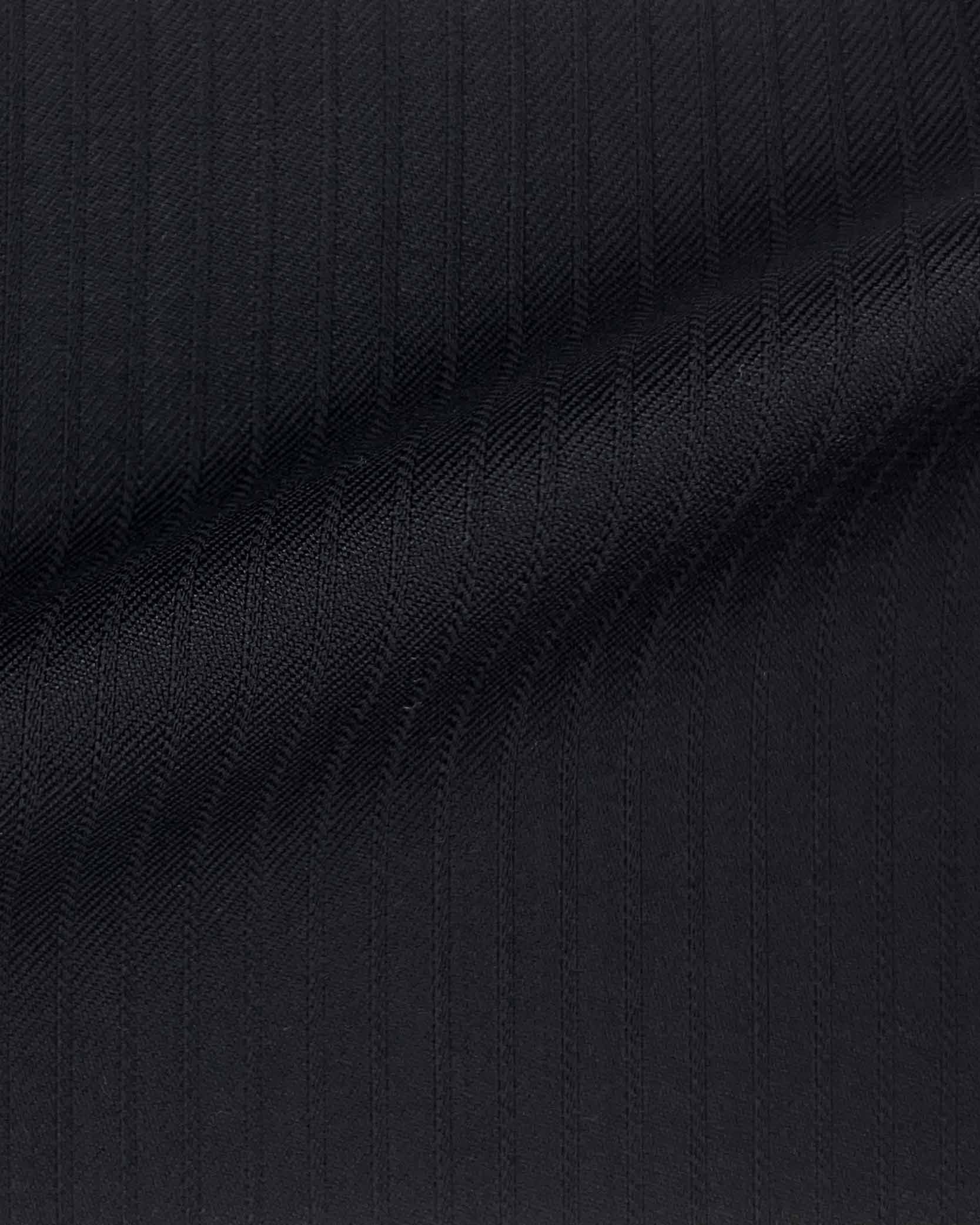 Westwood Hart Online Custom Hand Tailor Suits Sportcoats Trousers Waistcoats Overcoats Midnight Navy Narrow Self Stripes Design