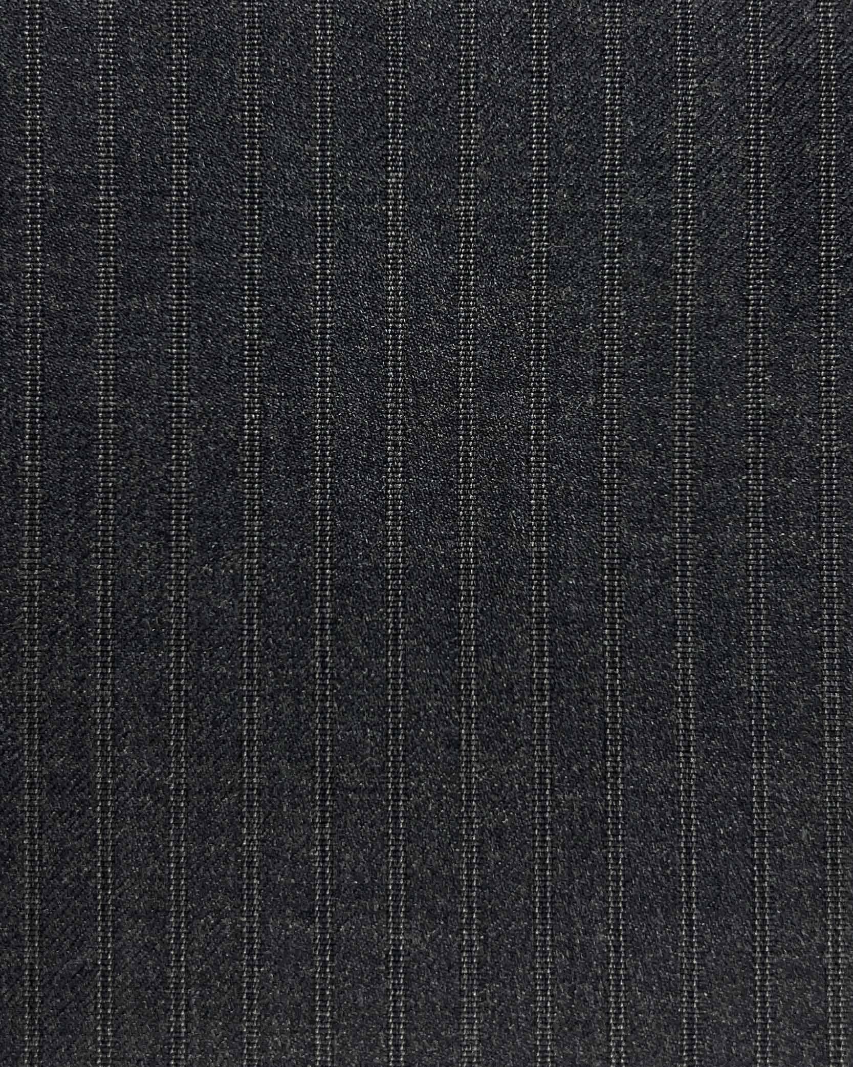 Westwood Hart Online Custom Hand Tailor Suits Sportcoats Trousers Waistcoats Overcoats Medium Grey Double Pinstripes Design